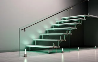 LED Glass Railing installing HD-L005